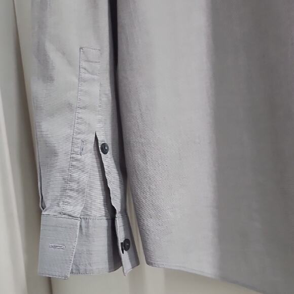 Kenneth Cole Reaction Gray Dress Shirt - Picture 11 of 14